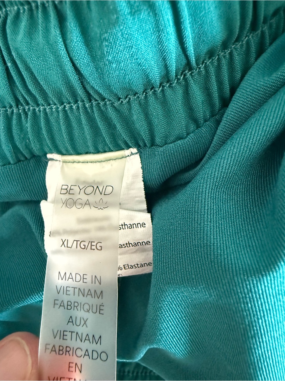 Beyond Yoga Womens Running Short XL Solemate 2.5" Inseam Teal Sea Workout Lined - Picture 9 of 9
